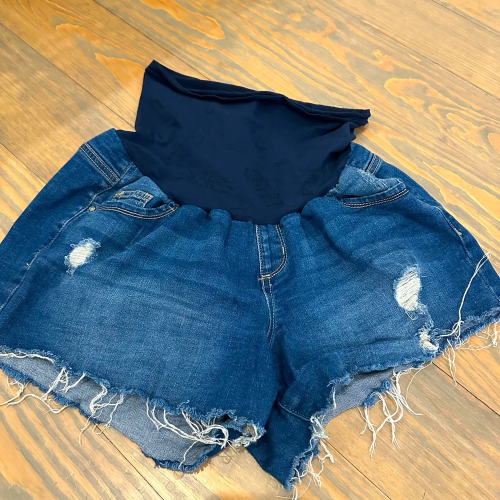 Maternity Jessica Simpson denim shorts size XL